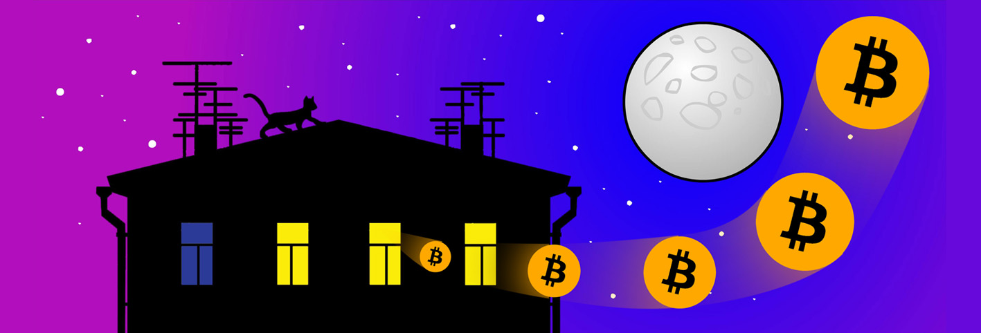 Круглосуточный серфинг на кране Moon Bitcoin